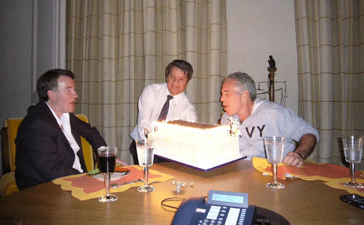 Питер Мандельсон и Джеффри Эпштейн (justice.gov)