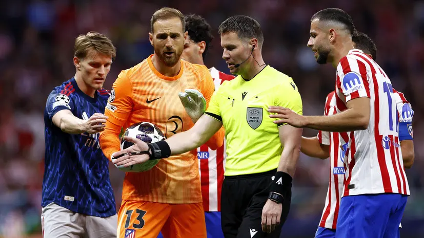 Торжество пенальти и VAR: «Атлетико» и «Арсенал» разошлись миром в первом полуфинальном матче Лиги чемпионов