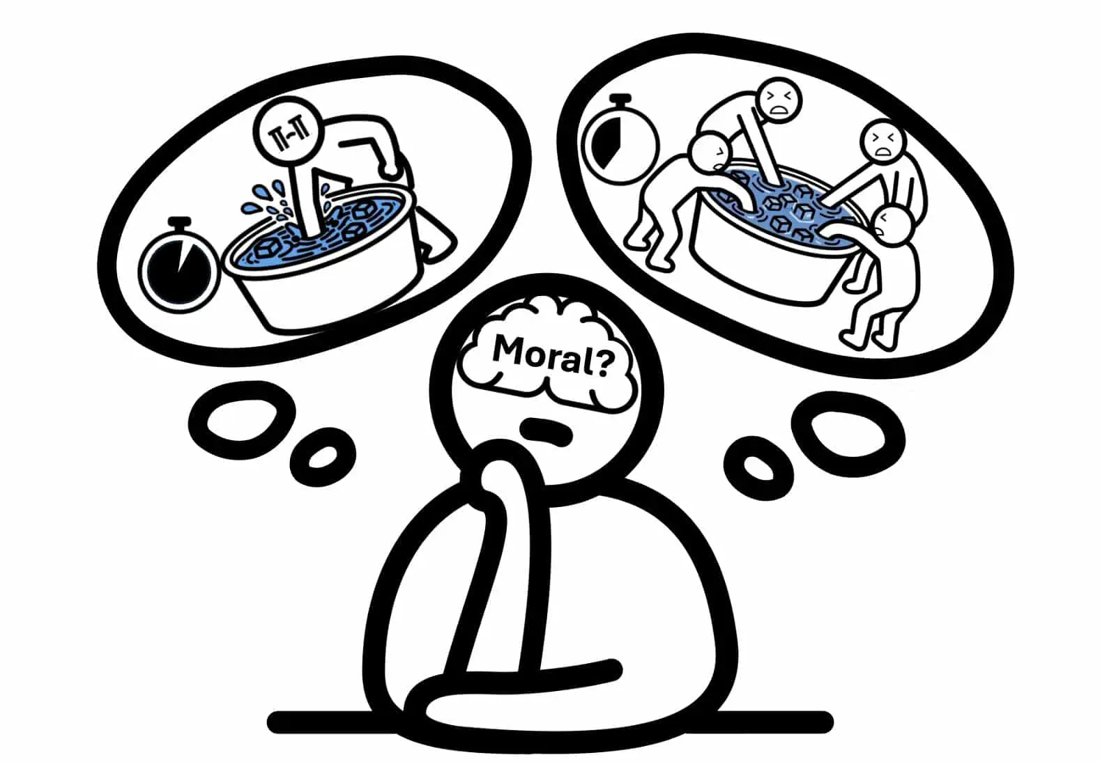 Проблема вагонетки, Джон Ролз и моральный выбор в современном обществе-0