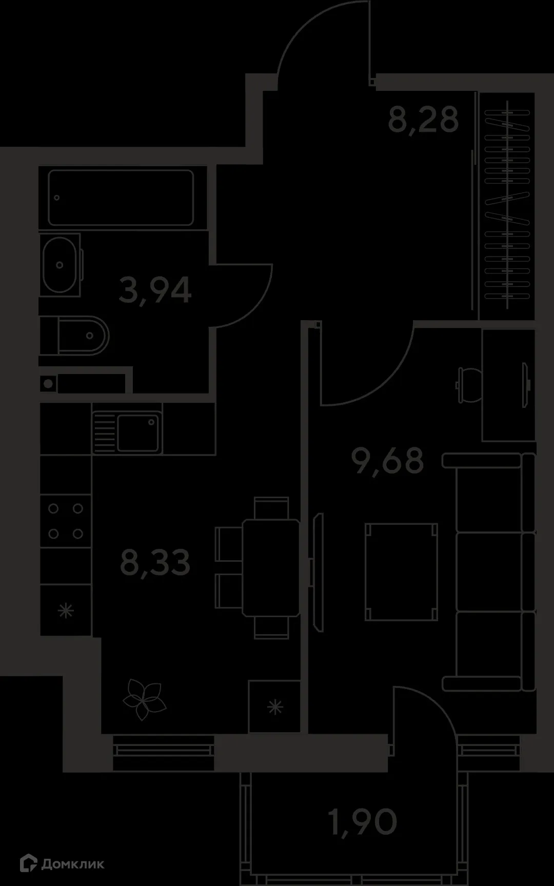 Фото квартиры в ЖК МАЛИНА ПАРК