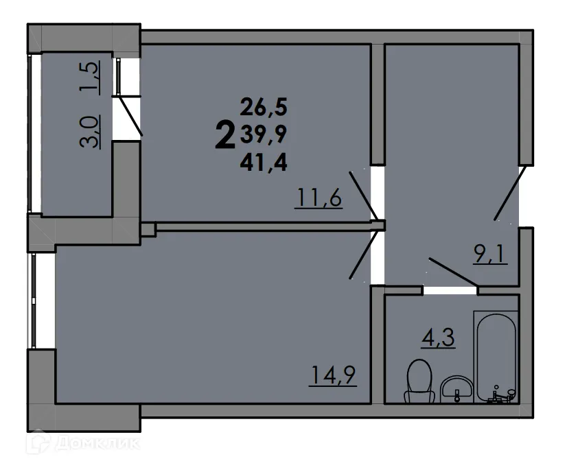 Фото квартиры в ЖК "Gray (Грэй)"