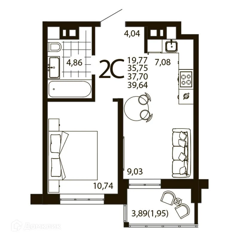 Фото квартиры в ЖК Текучев