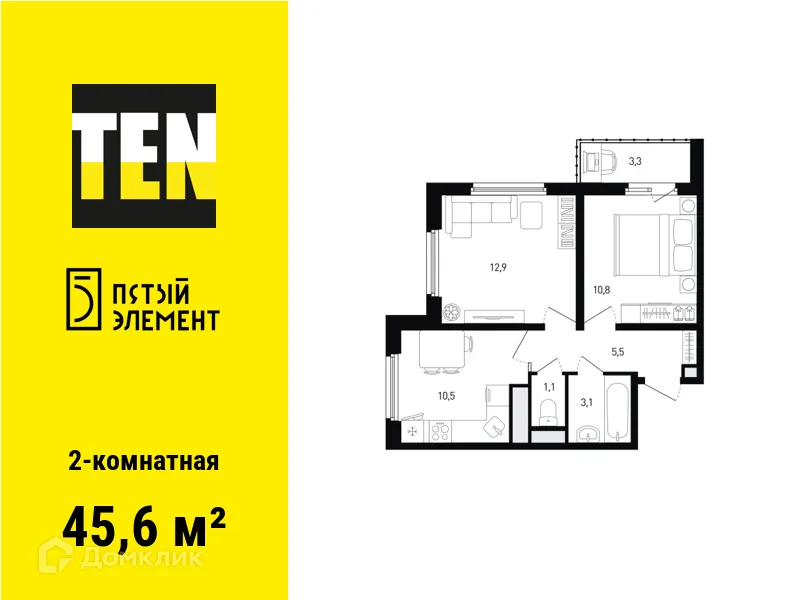 Фото квартиры в ЖК 5 элемент