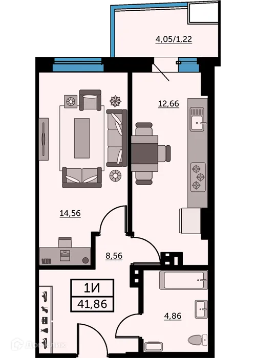 Фото квартиры в ЖК Город у Реки