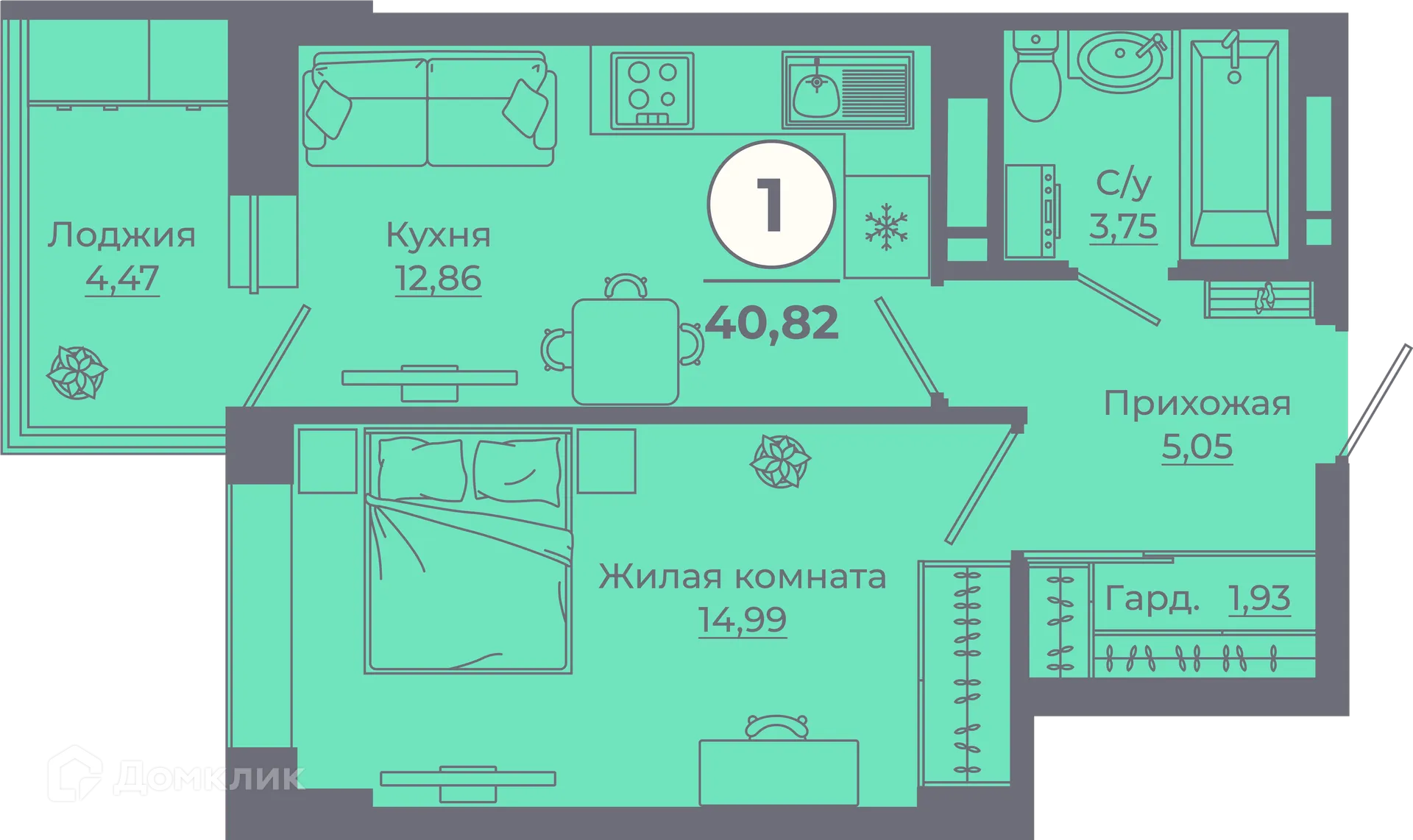 Фото квартиры в ЖК Сокольники