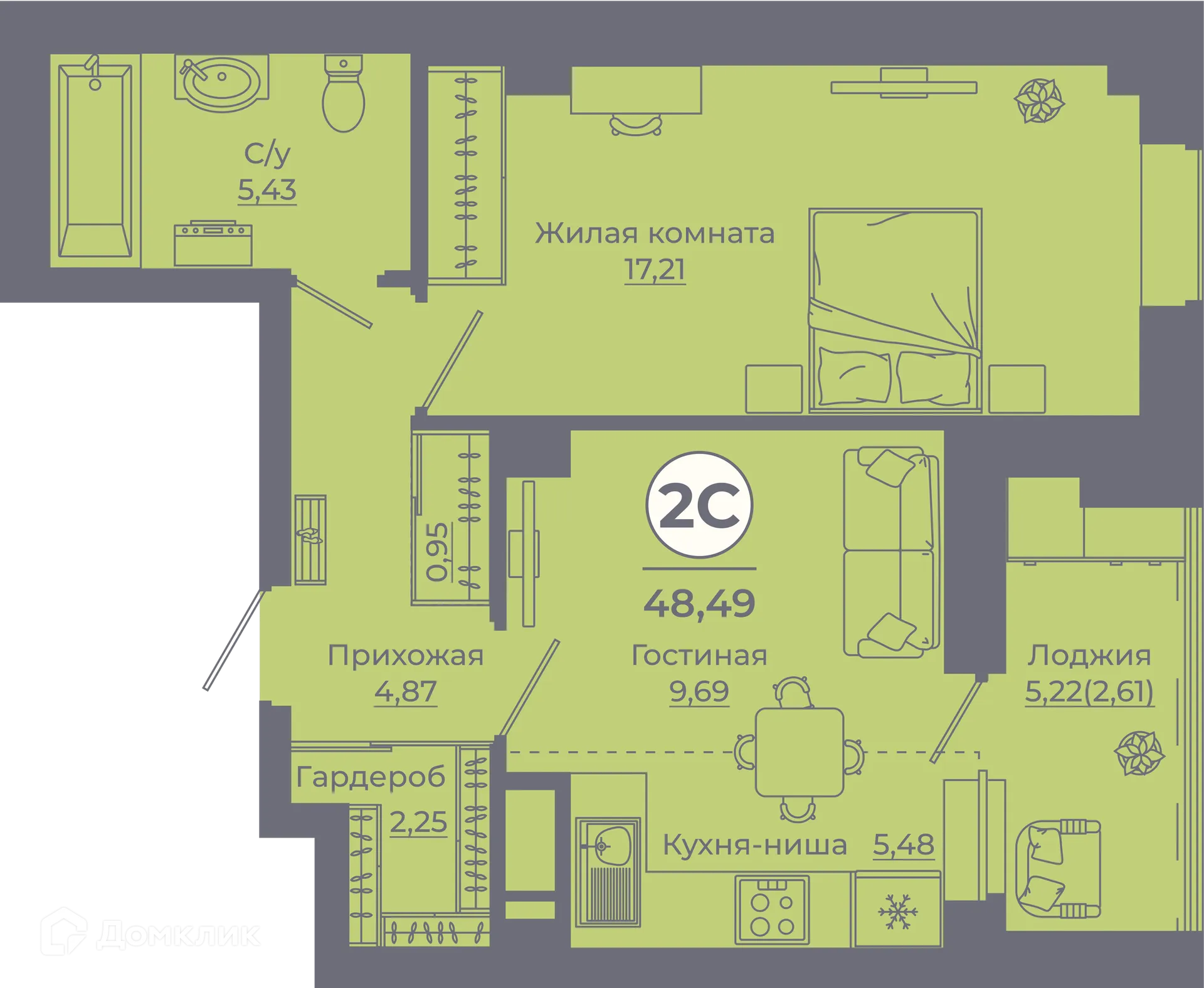 Фото квартиры в ЖК Сокольники