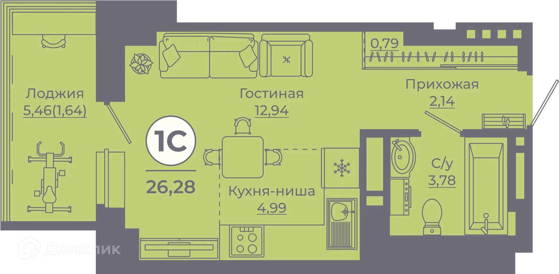 Фото квартиры в ЖК Сокольники