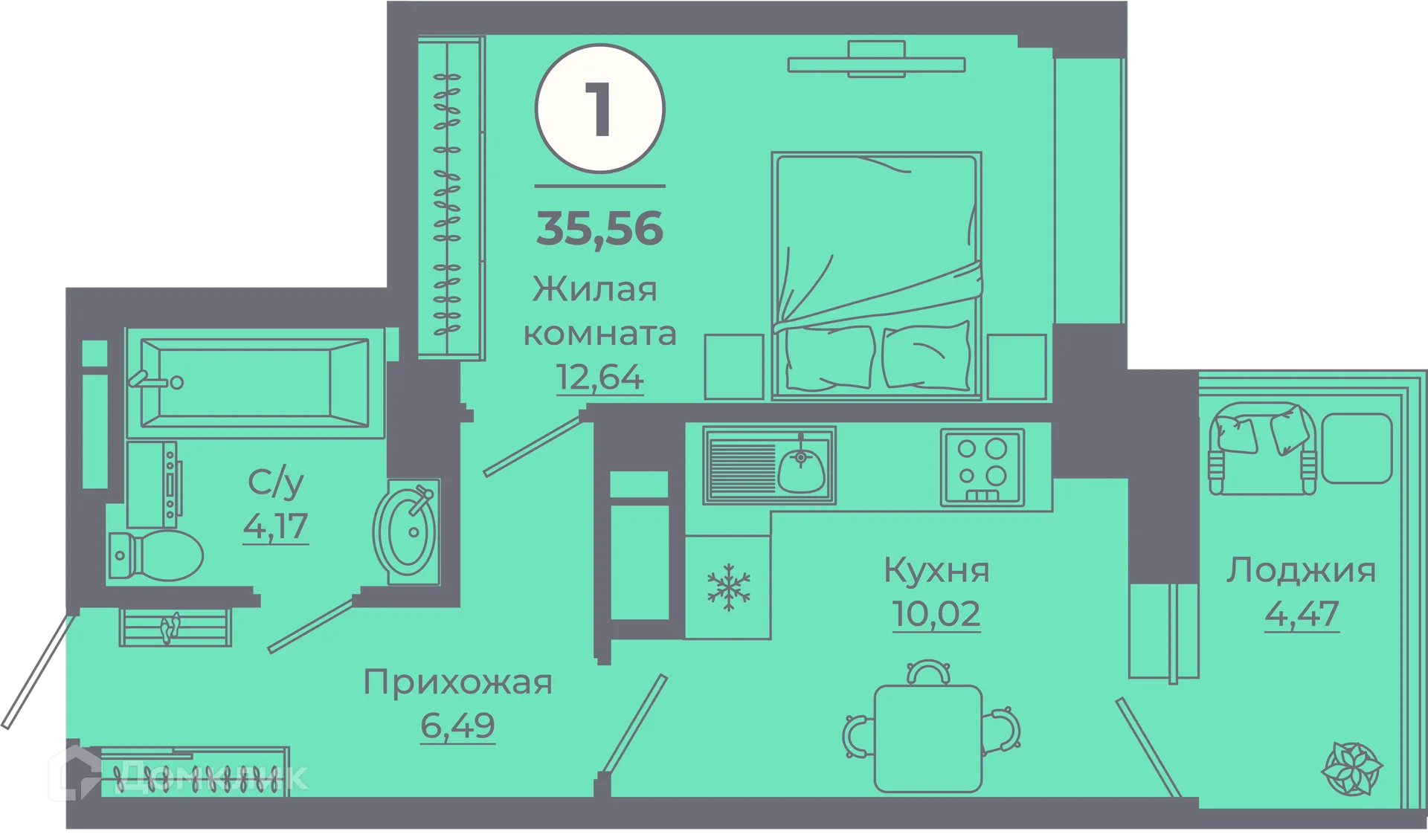 Фото квартиры в ЖК Сокольники