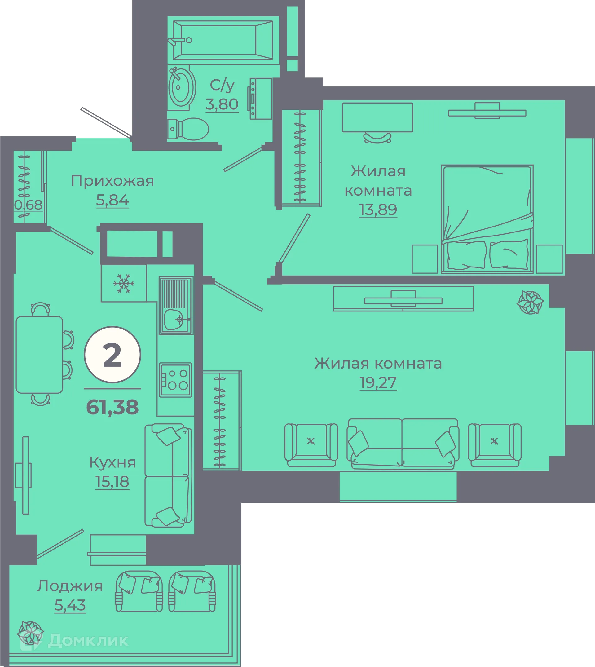 Фото квартиры в ЖК Сокольники