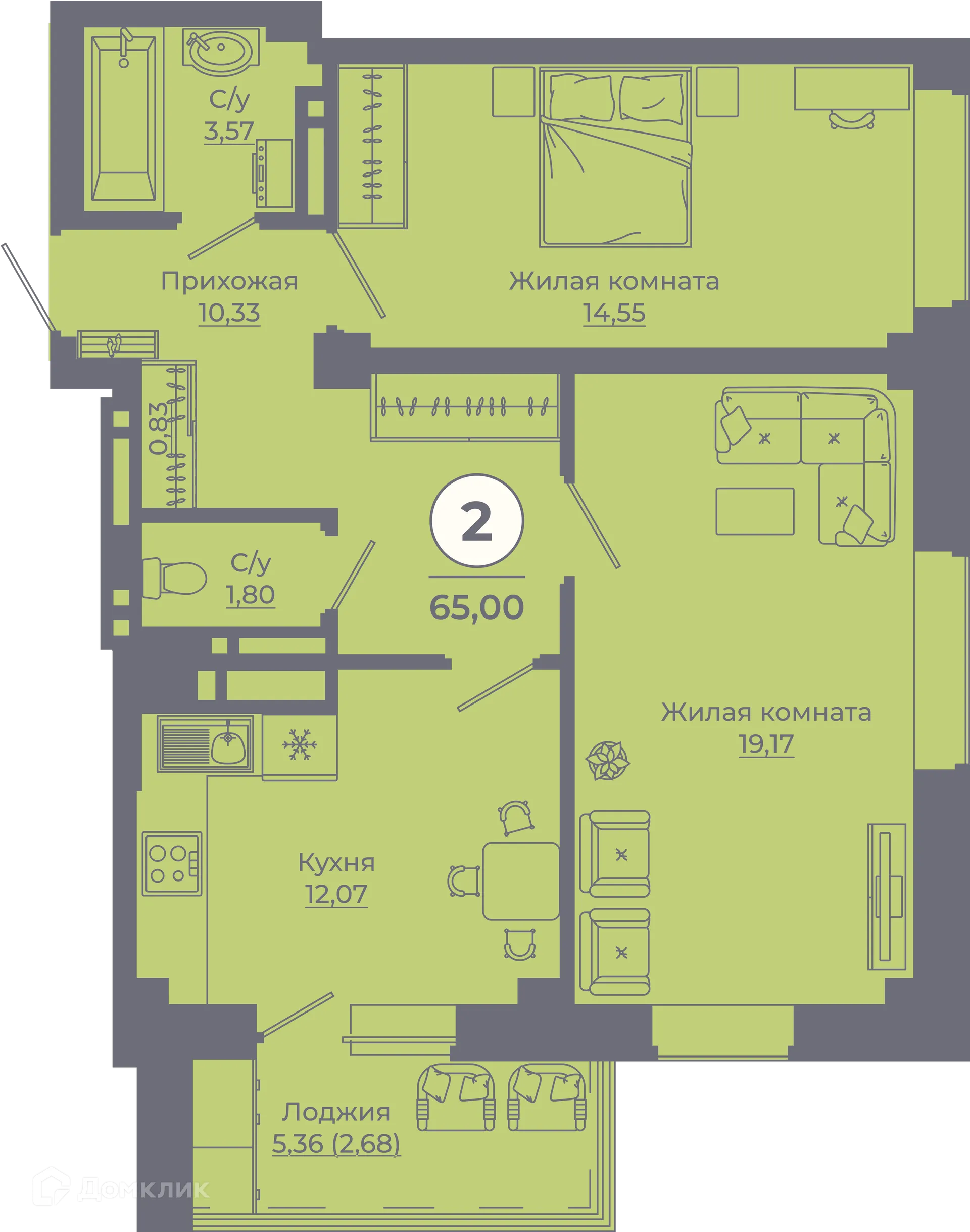 Фото квартиры в ЖК Сокольники