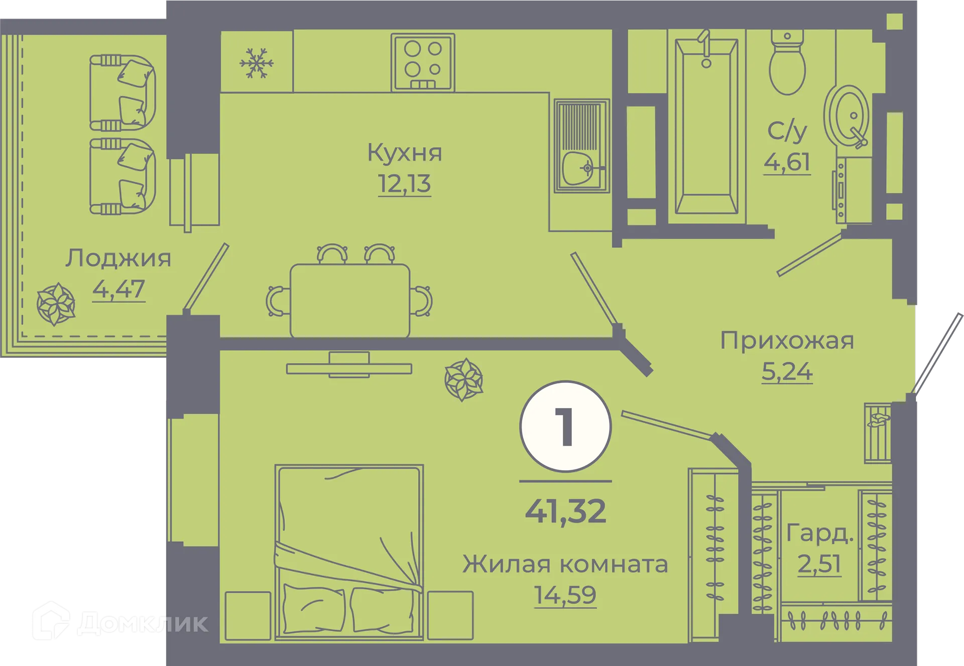 Фото квартиры в ЖК Сокольники