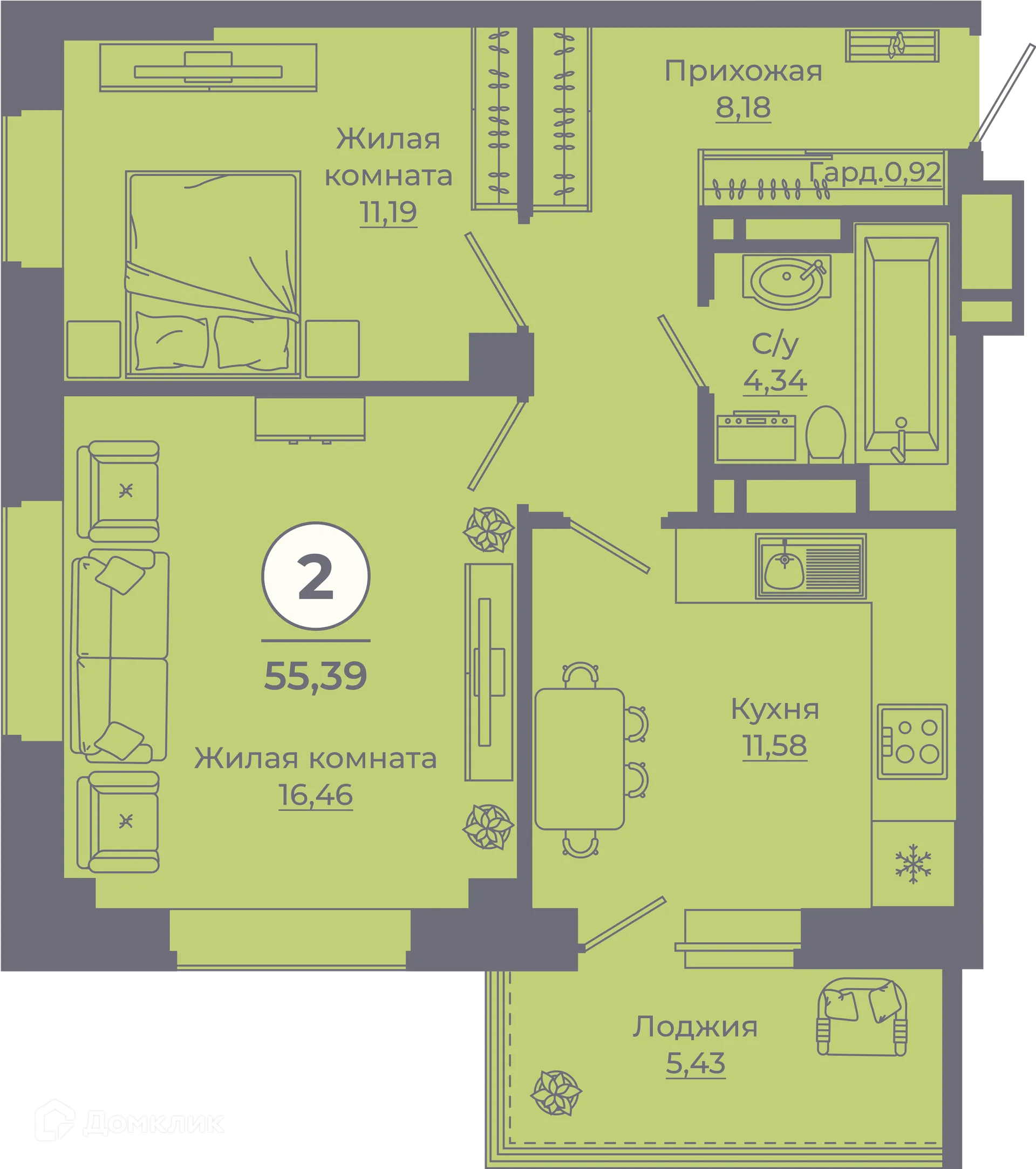 Фото квартиры в ЖК Сокольники