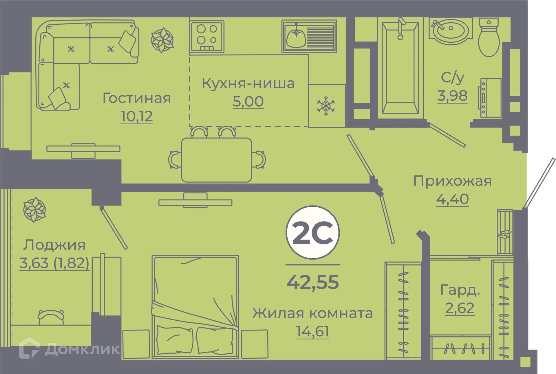 Фото квартиры в ЖК Сокольники