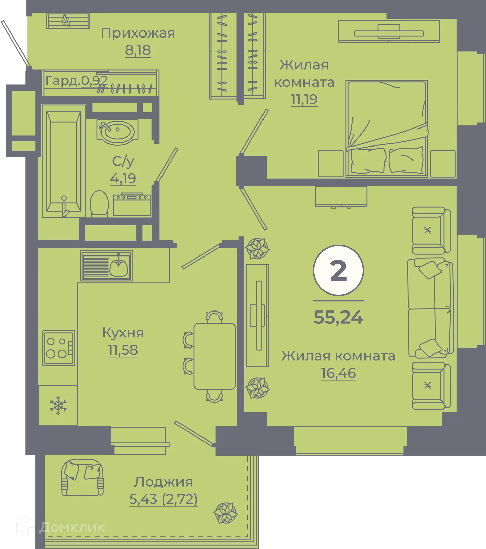 Фото квартиры в ЖК Сокольники