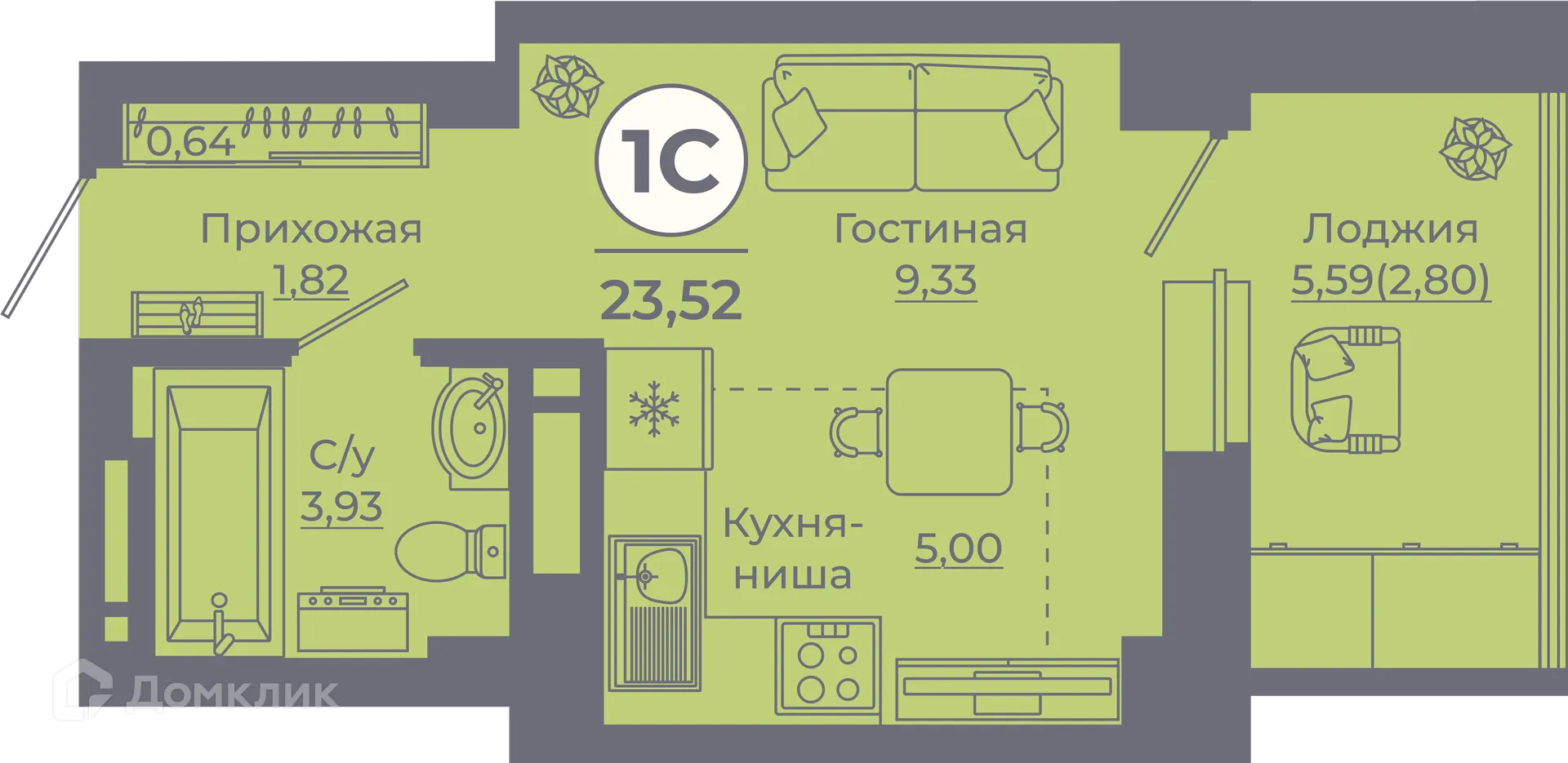Фото квартиры в ЖК Сокольники