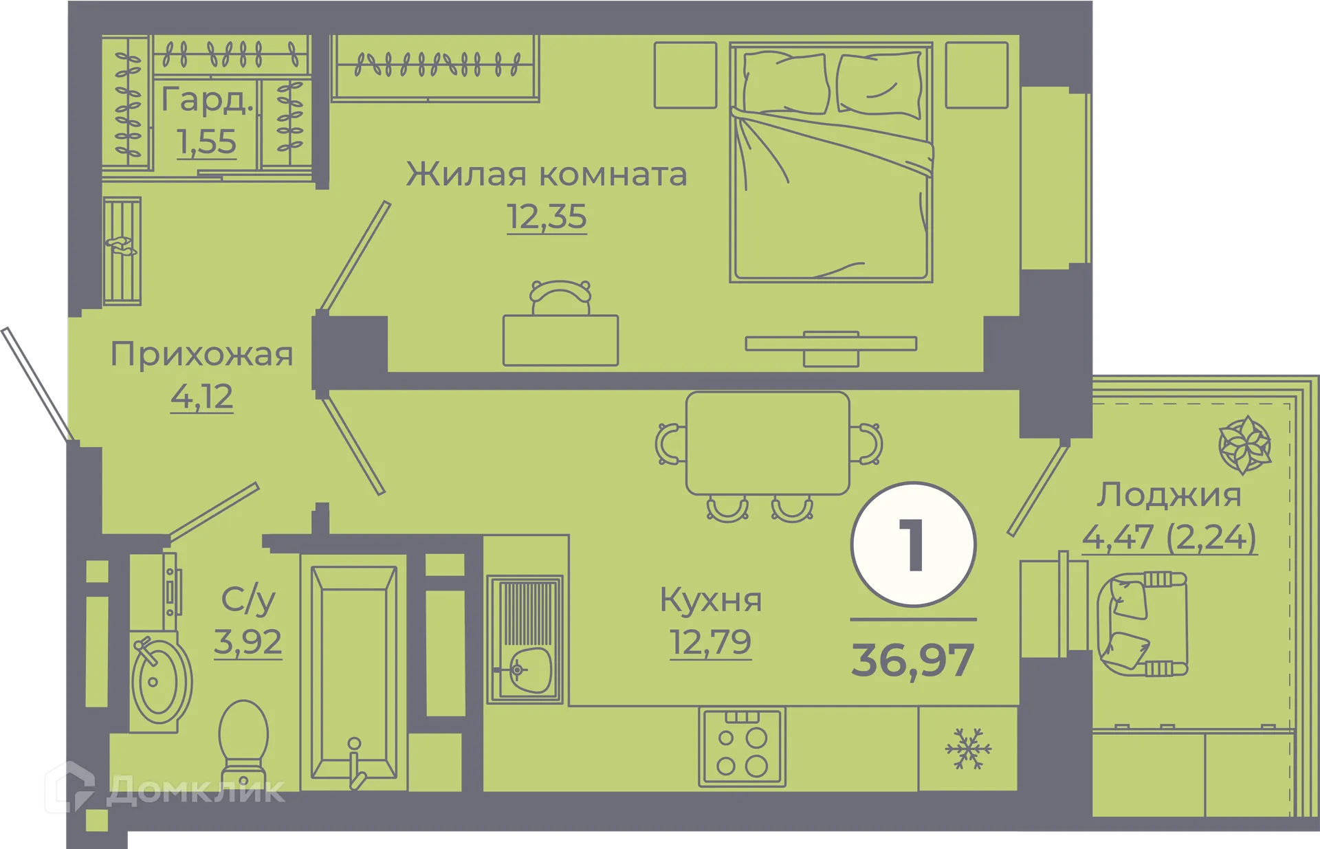 Фото квартиры в ЖК Сокольники