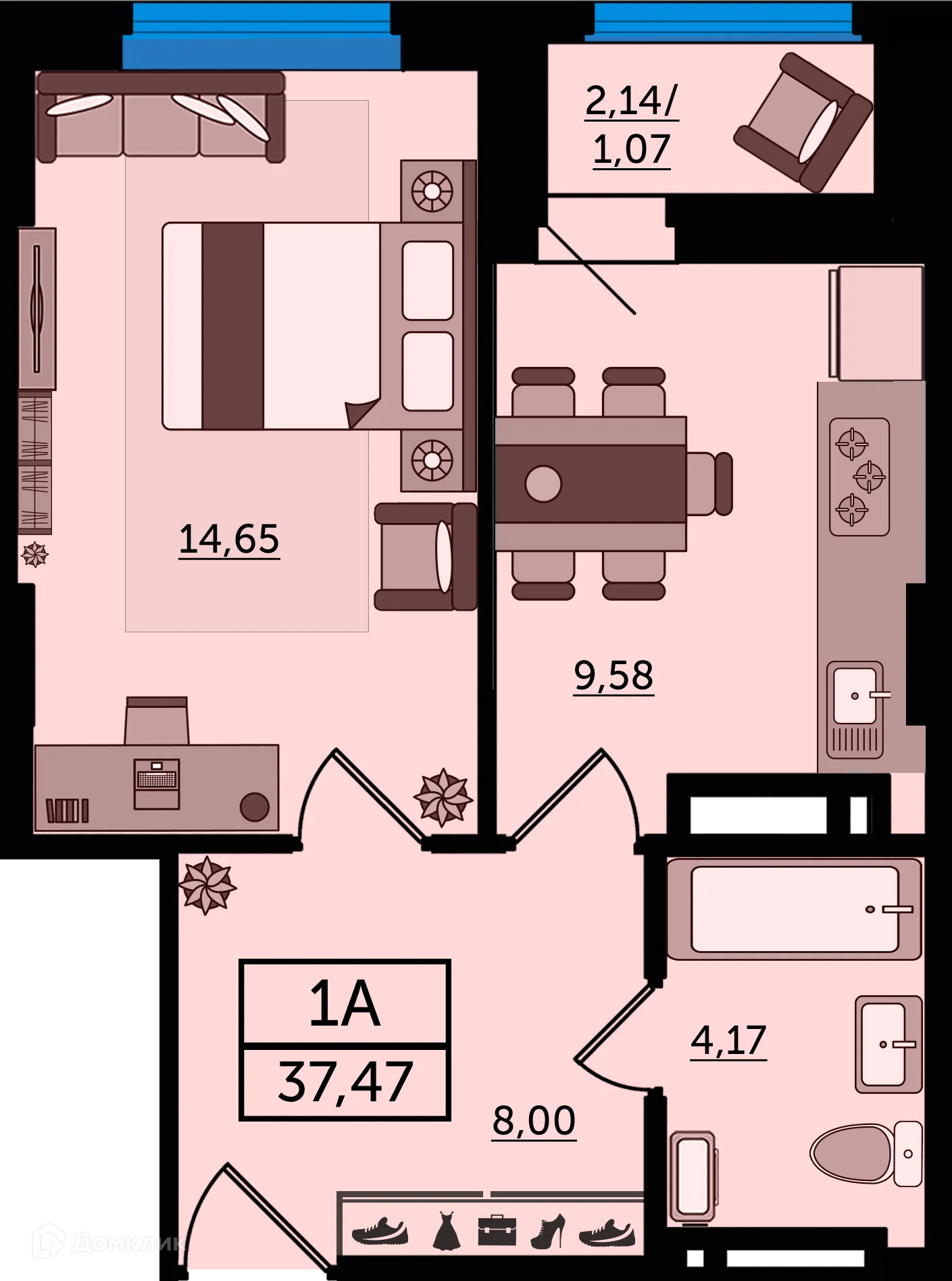 Фото квартиры в ЖК "Легенда Ростова"