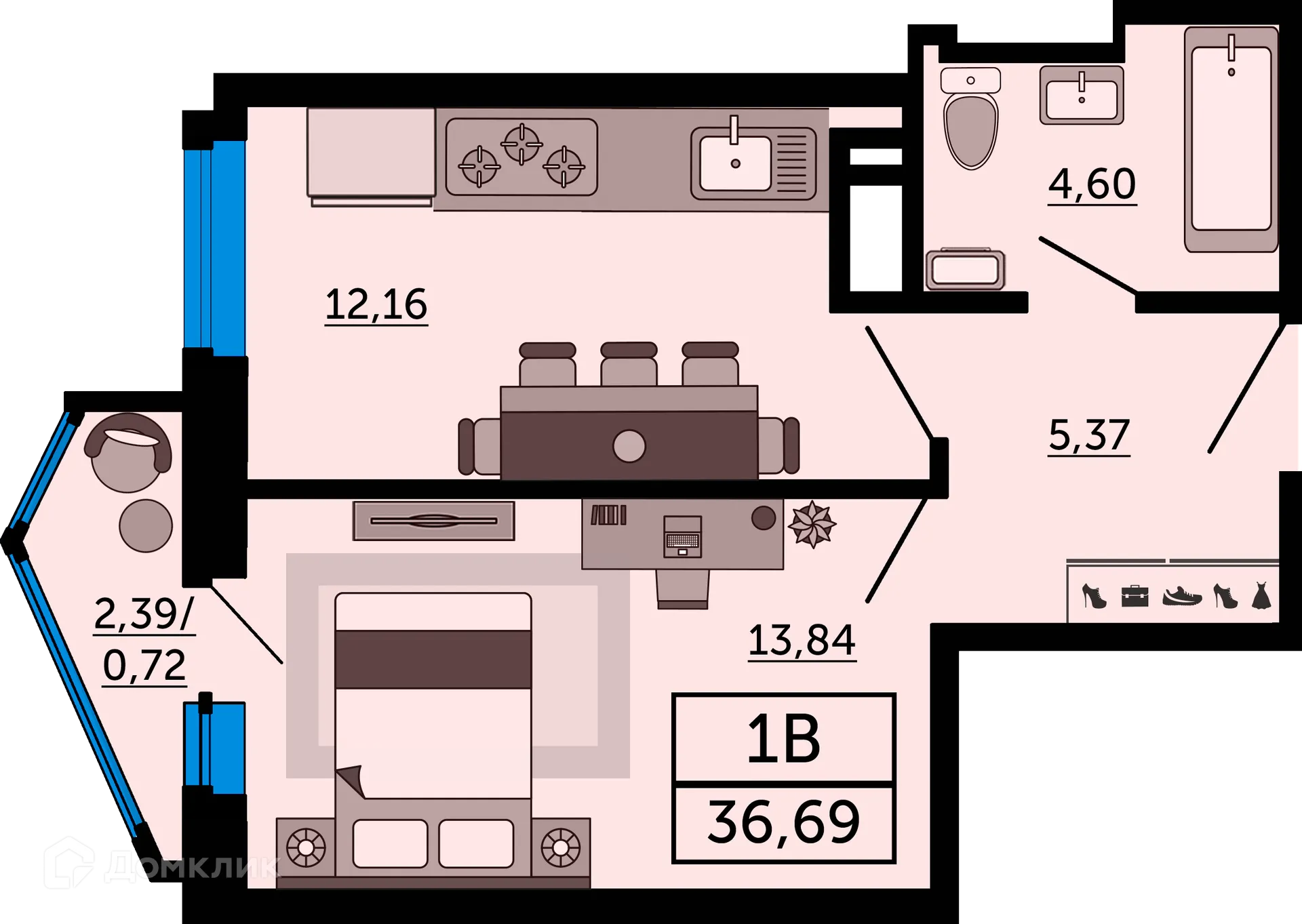 Фото квартиры в ЖК Royal Towers (Роял Тауэрс)