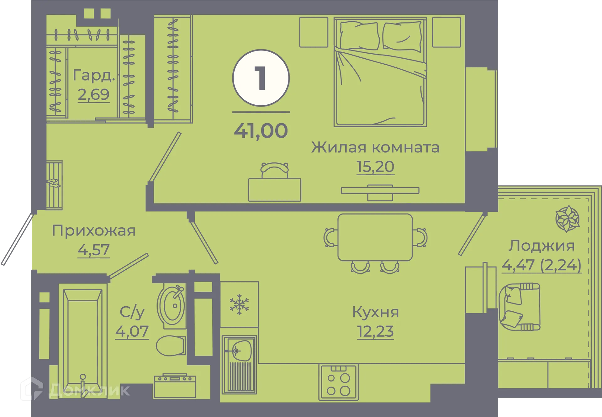 Фото квартиры в ЖК Сокольники