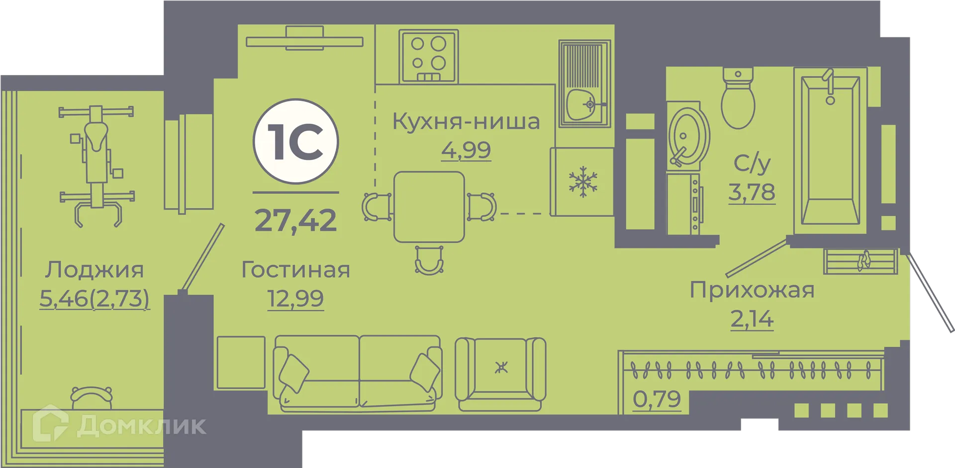 Фото квартиры в ЖК Сокольники