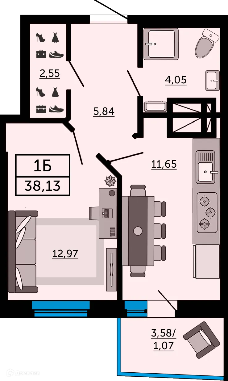 Фото квартиры в ЖК "Донской Арбат"