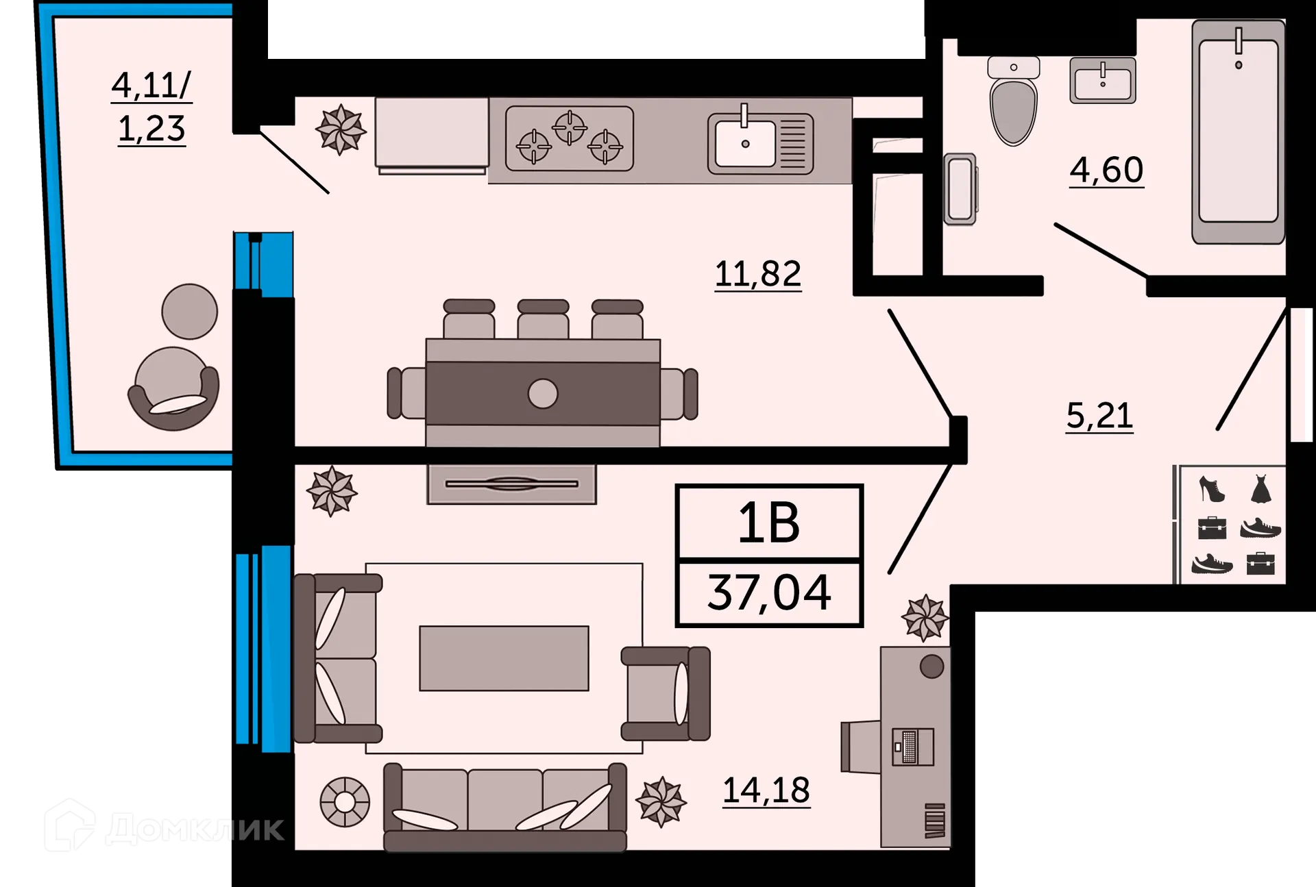 Фото квартиры в ЖК "Донской Арбат"
