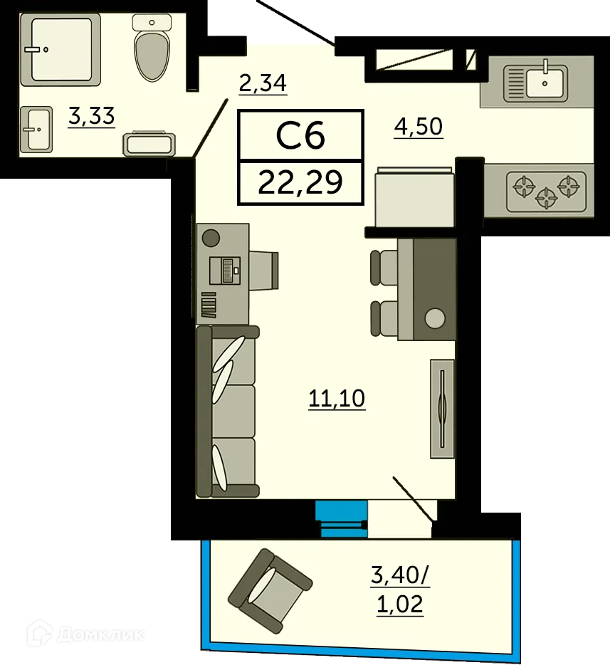 Фото квартиры в ЖК "Донской Арбат"