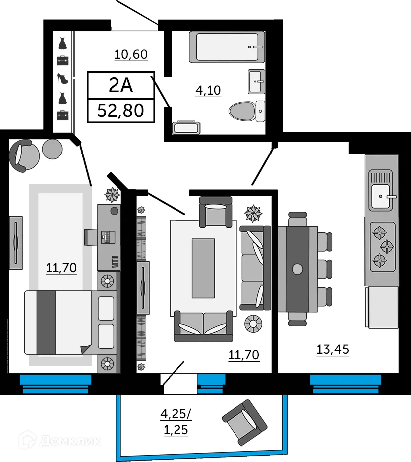 Фото квартиры в ЖК Донской Арбат 2
