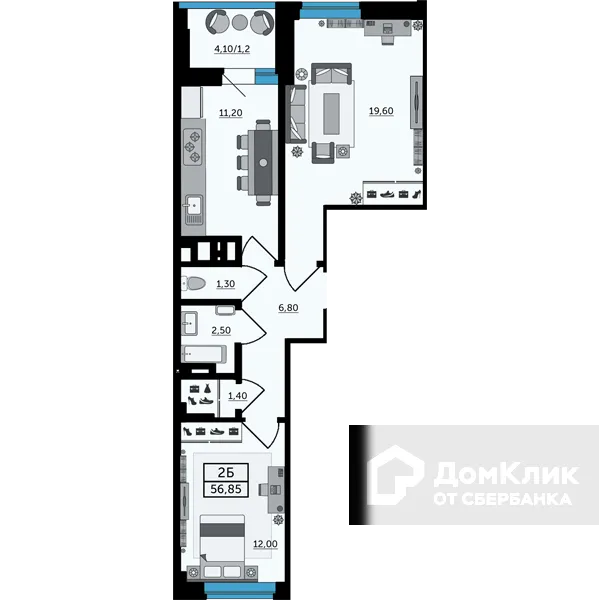 Фото квартиры в ЖК Грин парк