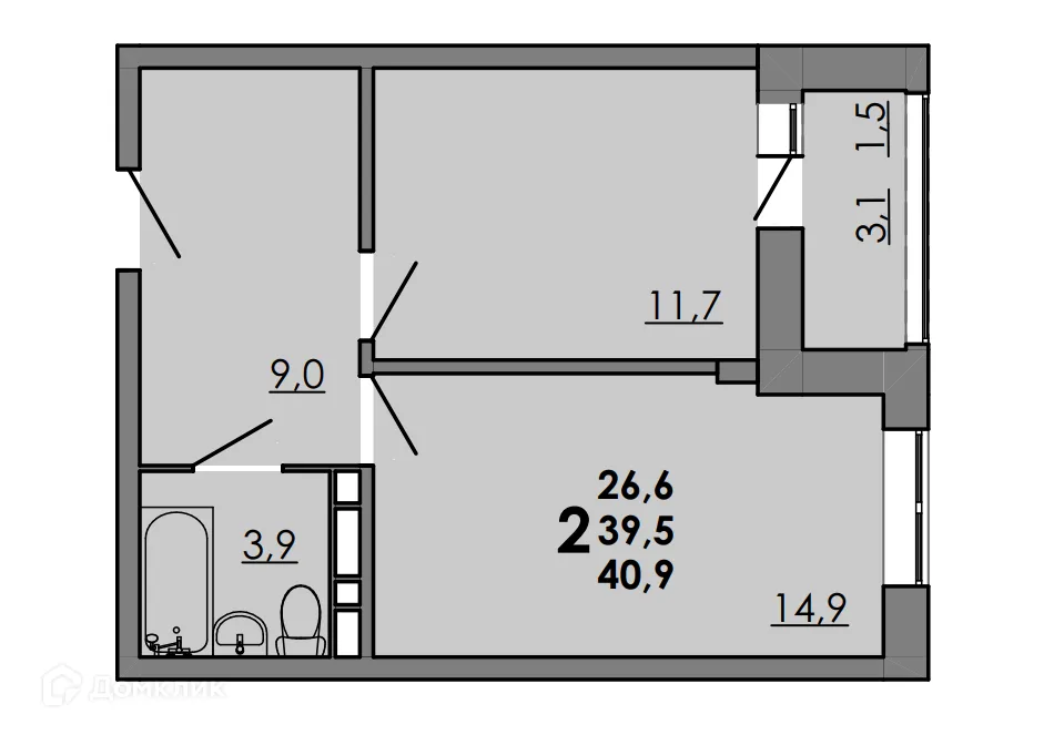Фото квартиры в ЖК "Gray (Грэй)"