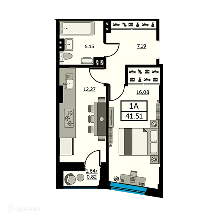 Фото квартиры в ЖК Рубин