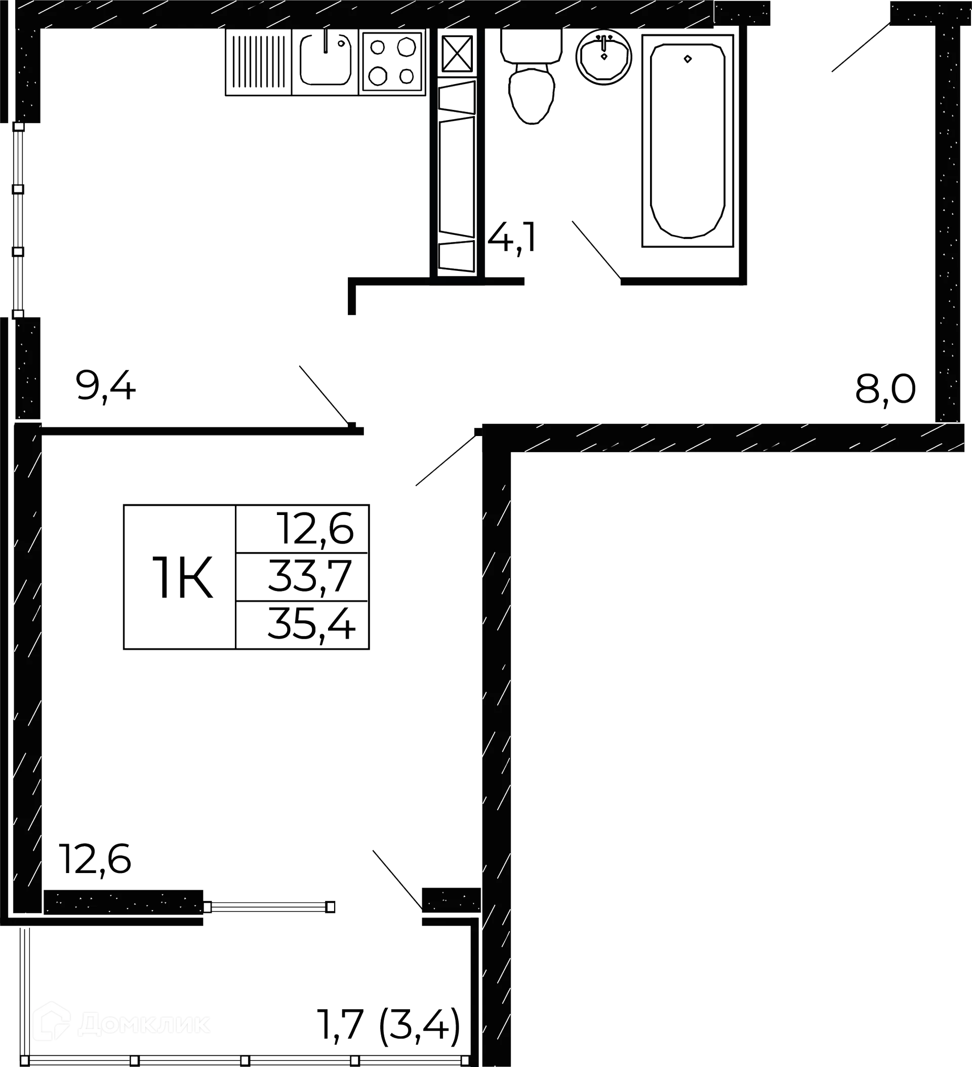 Фото квартиры в ЖК "Западные Аллеи"