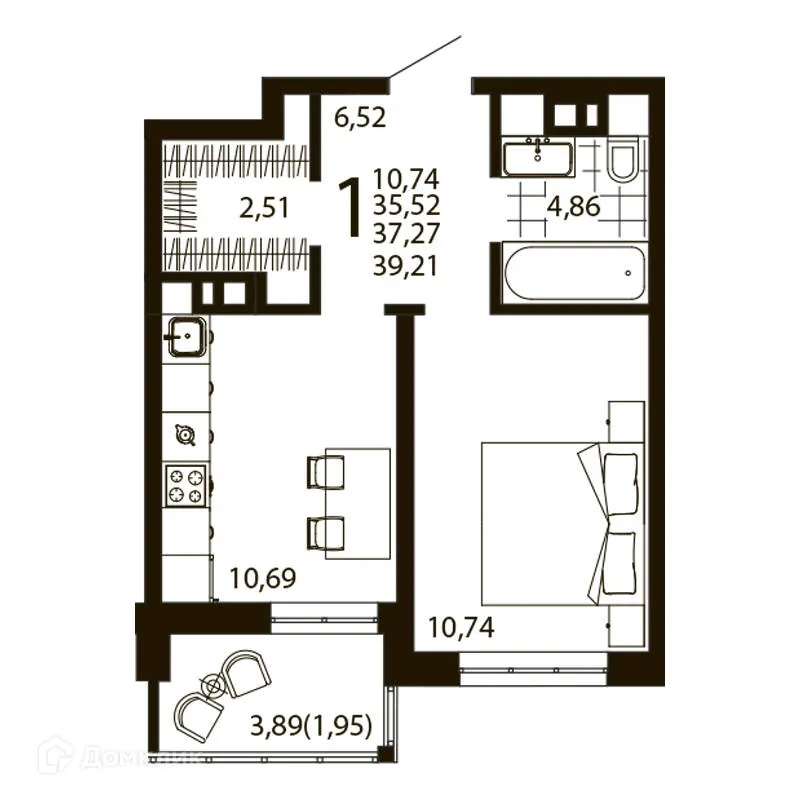 Фото квартиры в ЖК Текучев