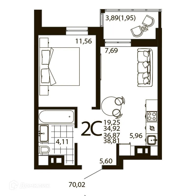 Фото квартиры в ЖК Текучев