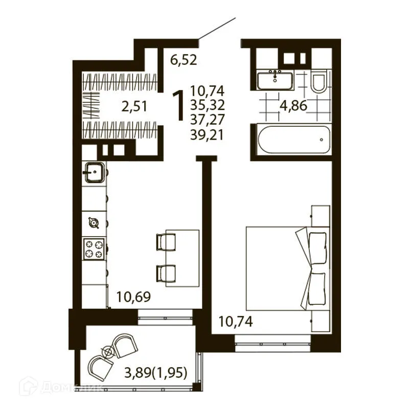 Фото квартиры в ЖК Текучев