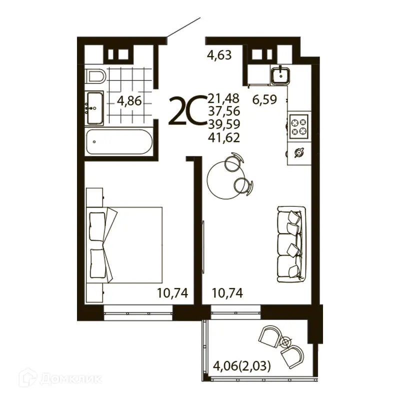 Фото квартиры в ЖК Текучев