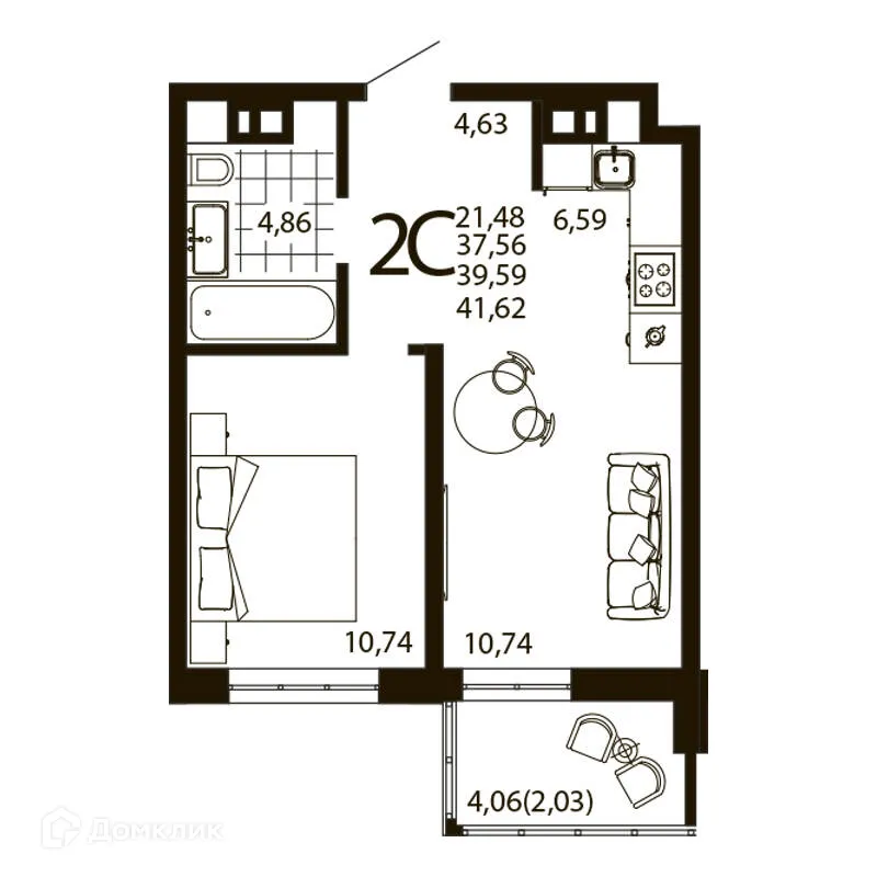 Фото квартиры в ЖК Текучев