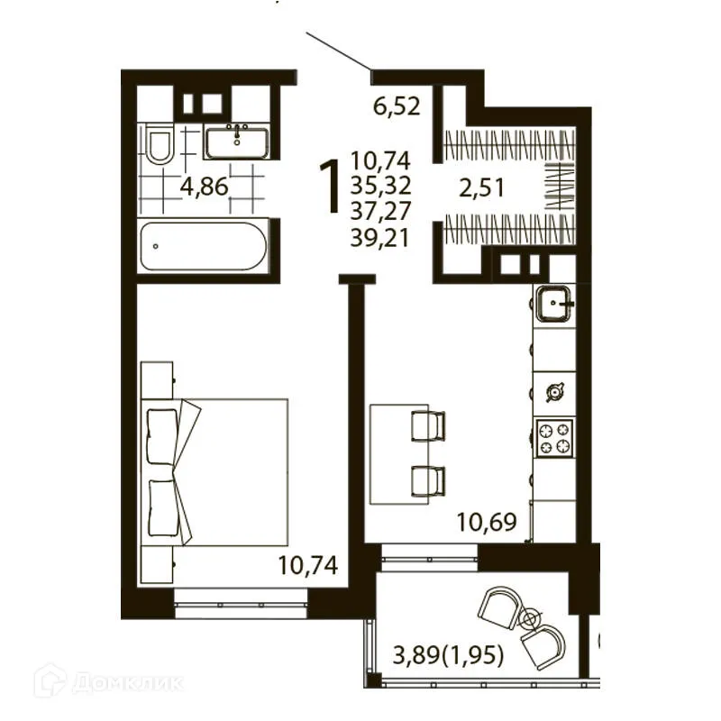 Фото квартиры в ЖК Текучев