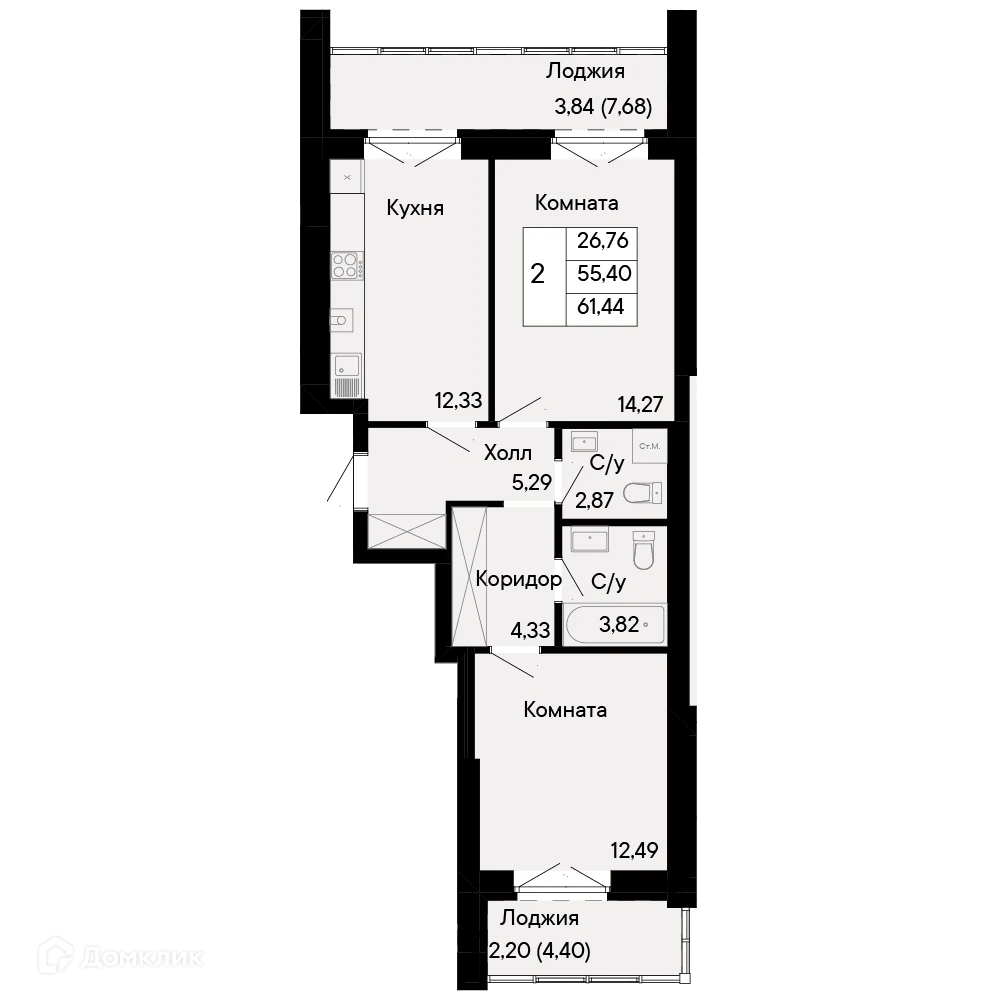 Фото квартиры в ЖК Курортный квартал Ривьера