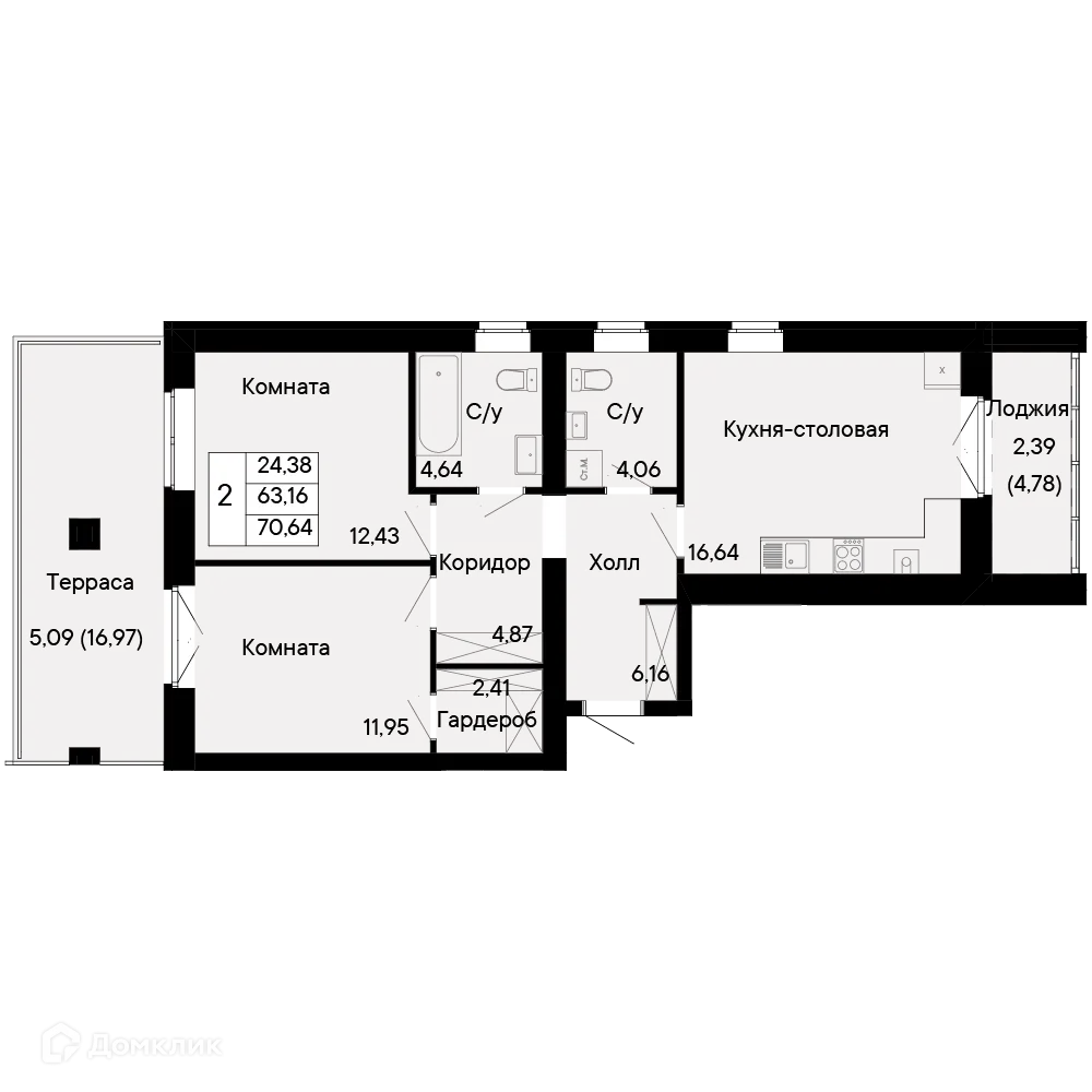 Фото квартиры в ЖК Курортный квартал Ривьера