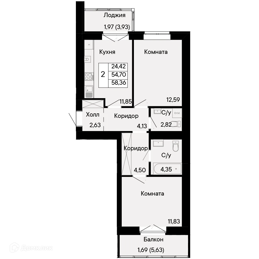 Фото квартиры в ЖК Курортный квартал Ривьера