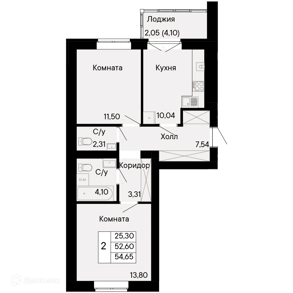 Фото квартиры в ЖК Курортный квартал Ривьера