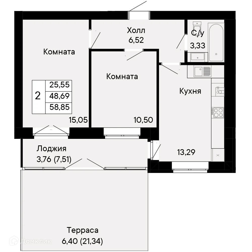 Фото квартиры в ЖК Курортный квартал Ривьера