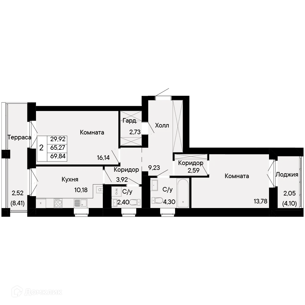 Фото квартиры в ЖК Курортный квартал Ривьера