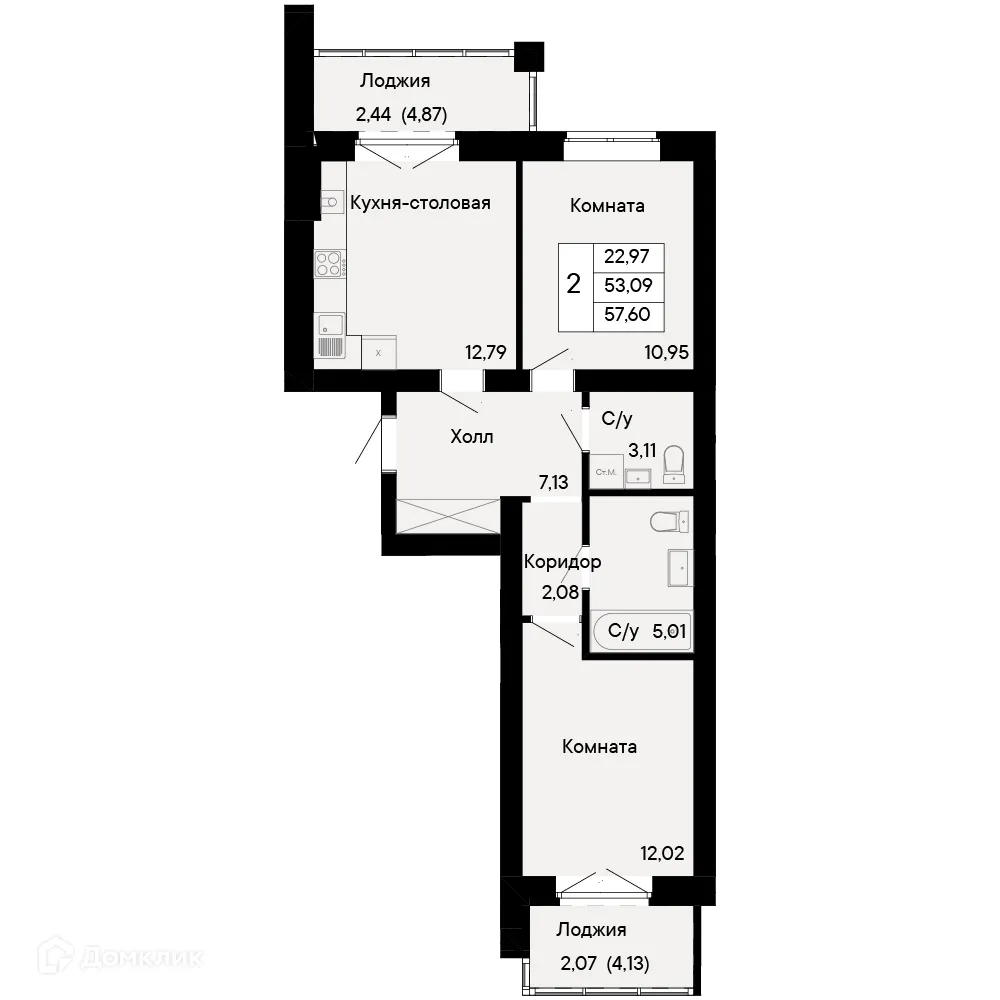 Фото квартиры в ЖК Курортный квартал Ривьера