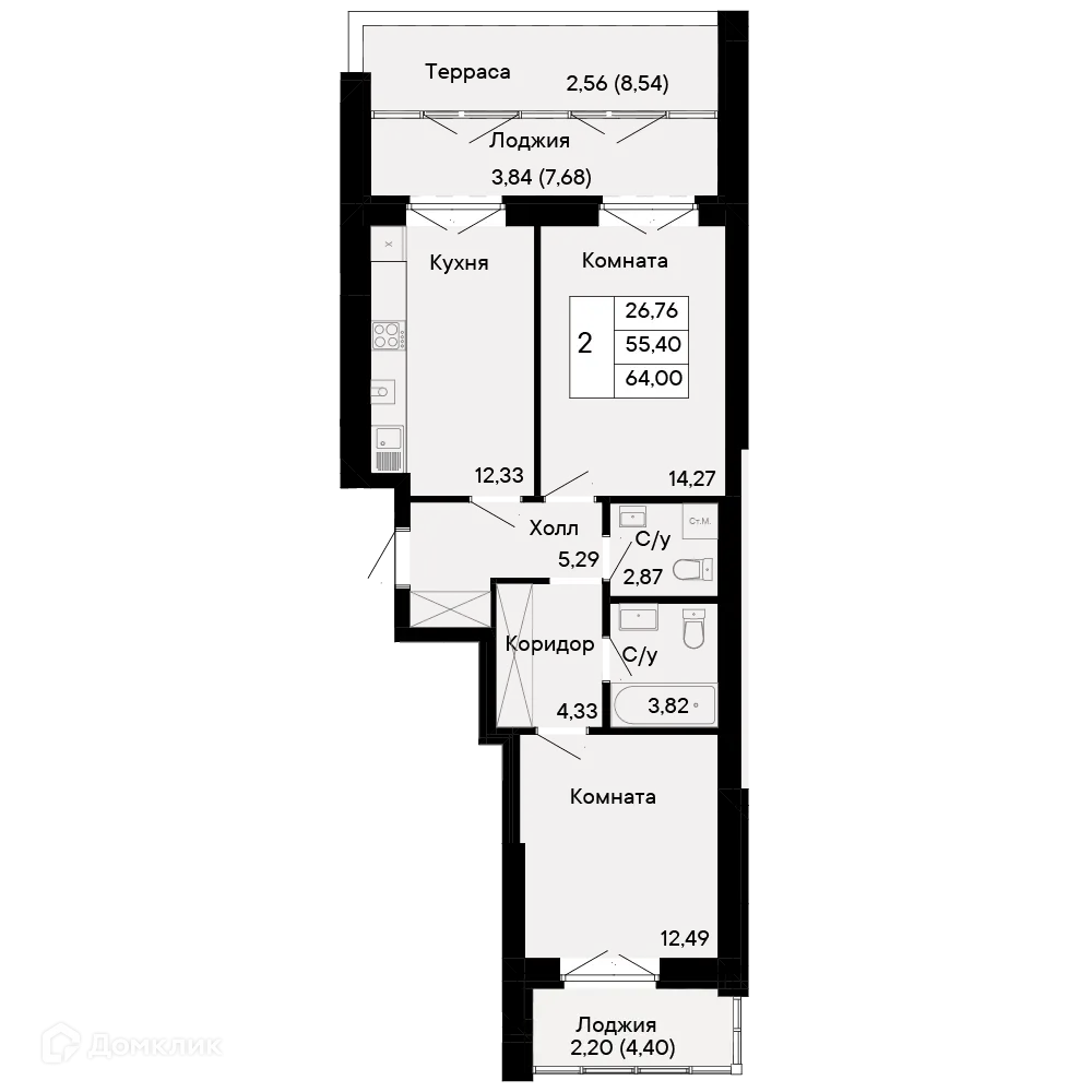 Фото квартиры в ЖК Курортный квартал Ривьера