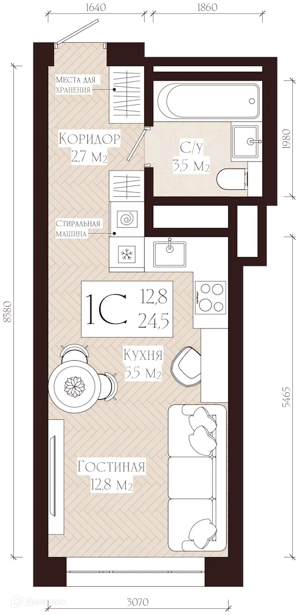 Фото квартиры в ЖК Никольская collection (колекшн)