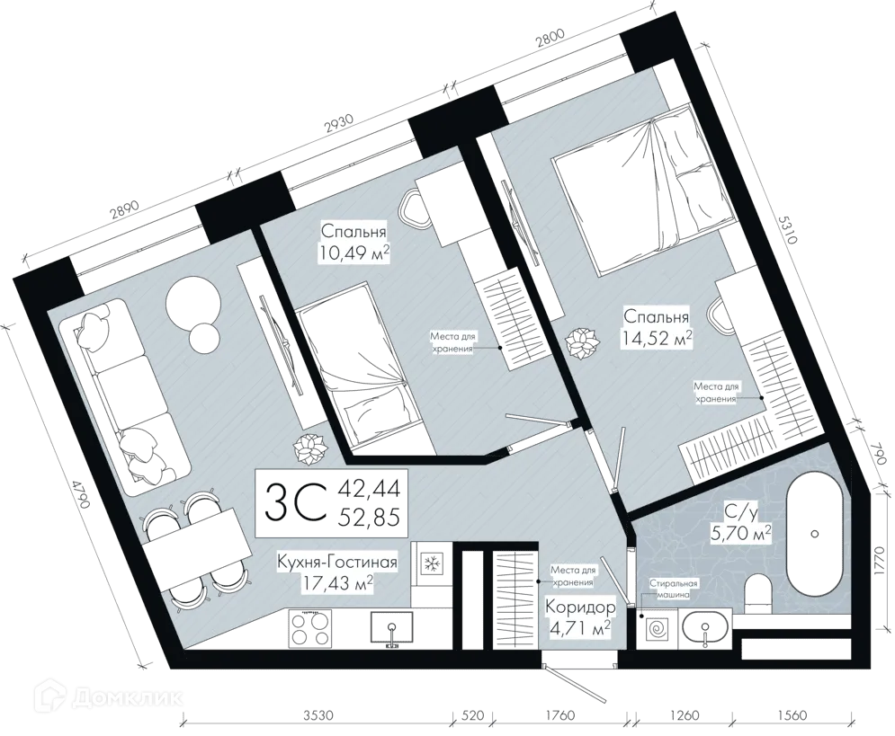 Фото квартиры в ЖК Ego (Эго)