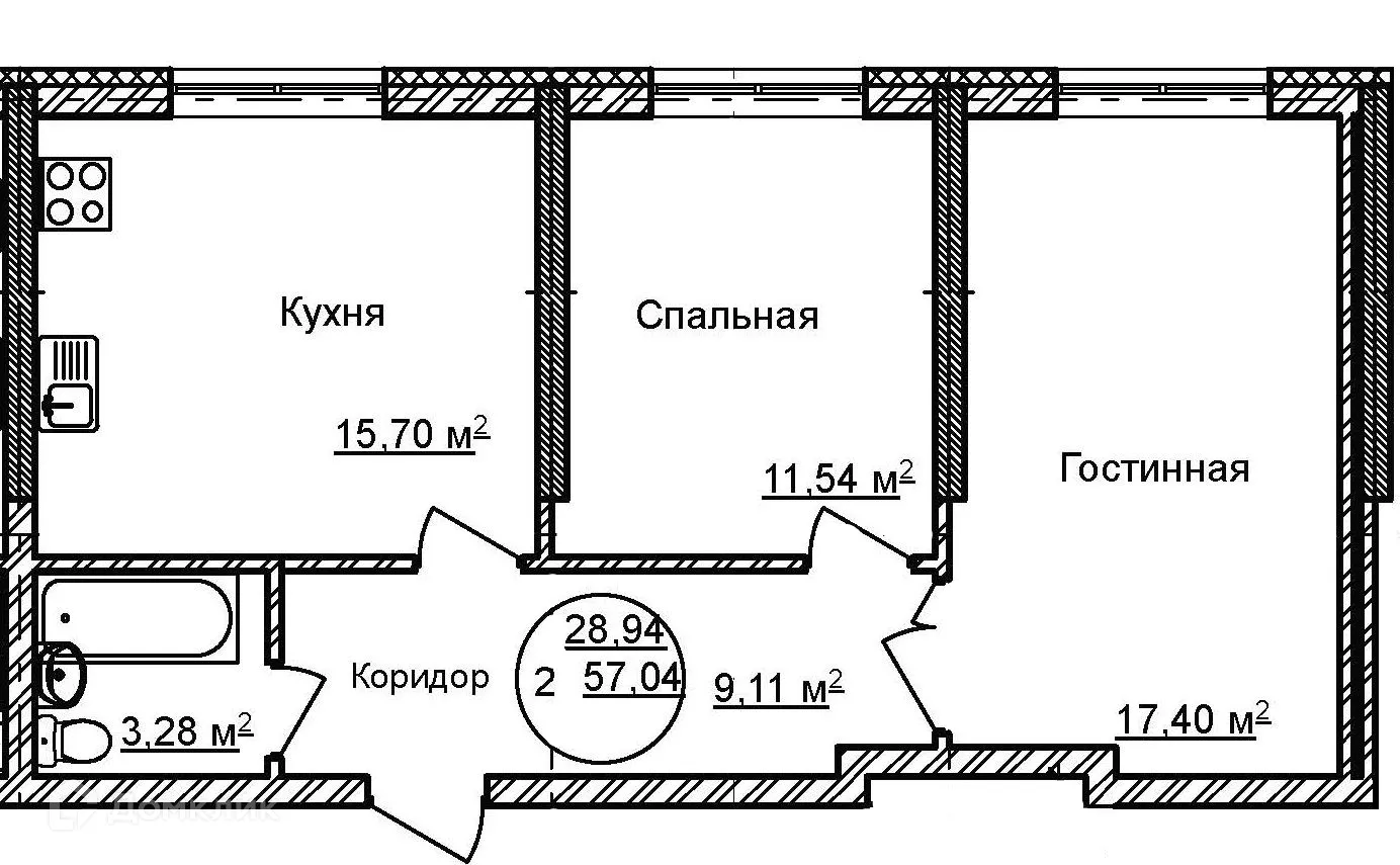Фото квартиры в ЖК Некрасовский