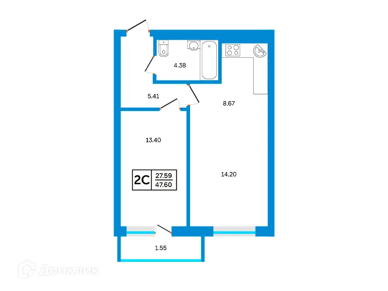 Фото квартиры в ЖК Некрасовский